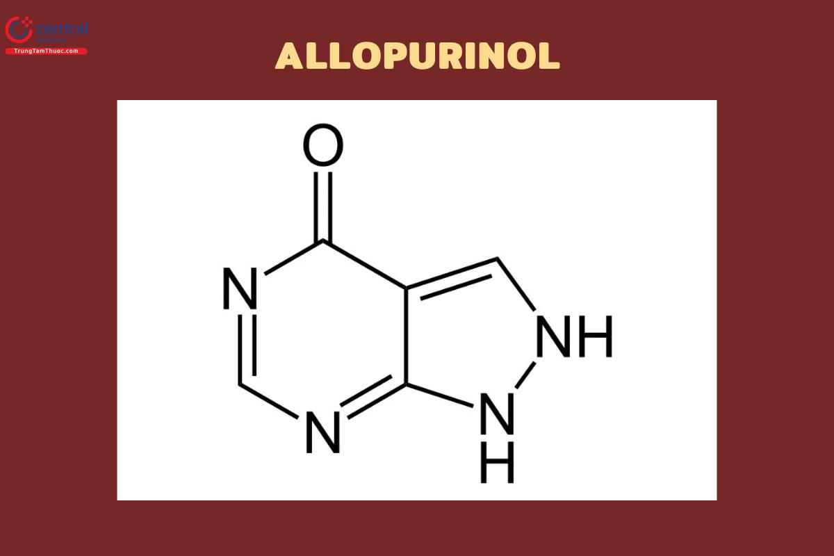 Công thức cấu tạo Allopurinol