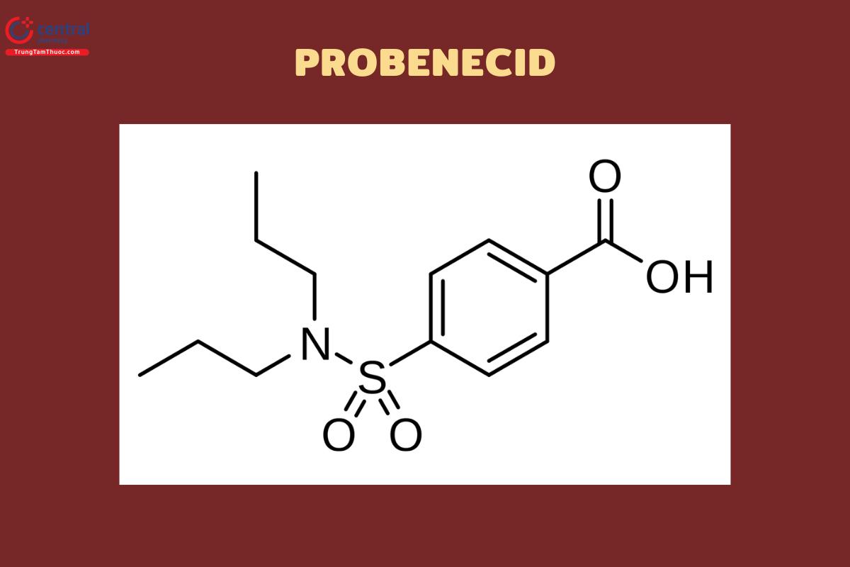 Công thức cấu tạo của Probenecid