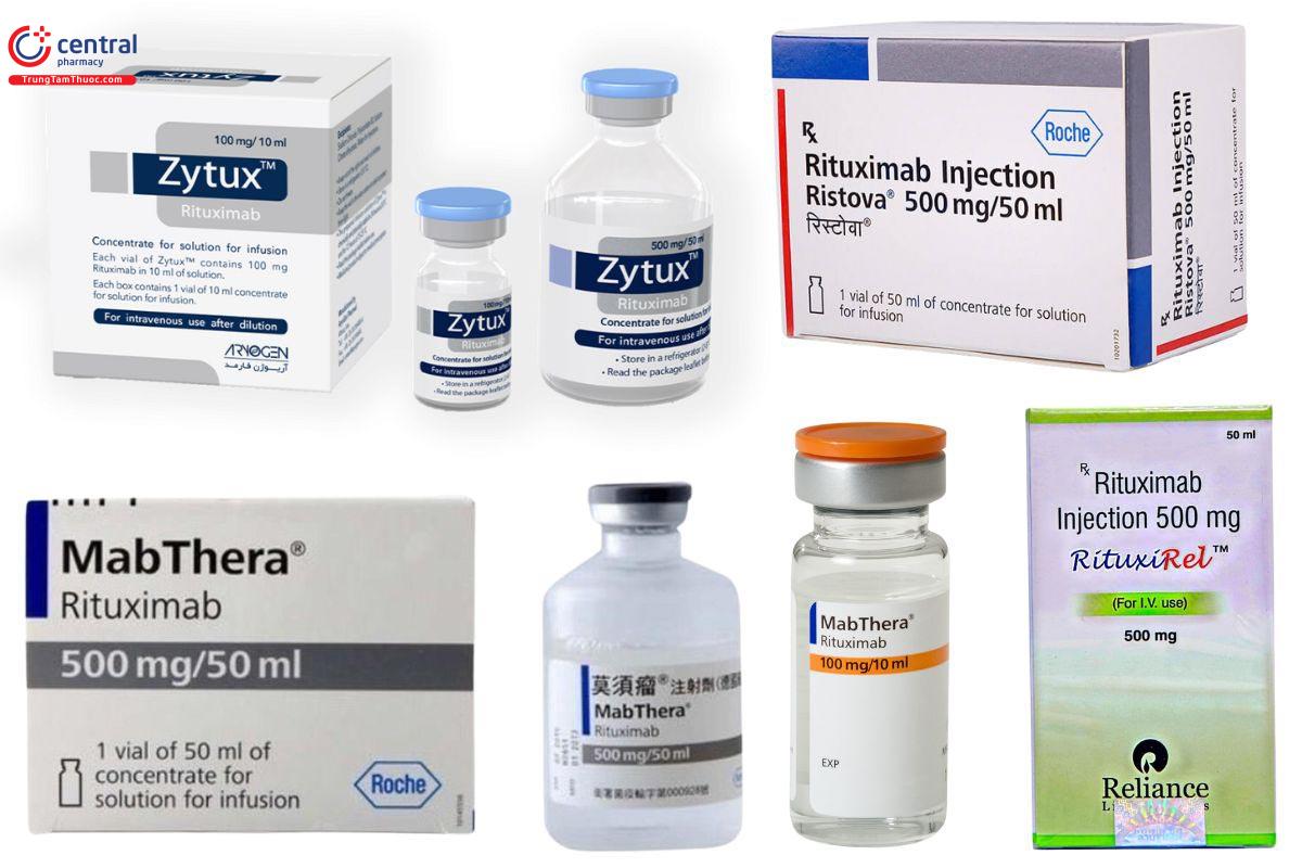 Một số thuốc chứa Rituximab