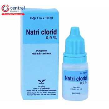 Natri clorid 0,9% 10ml Bidiphar 